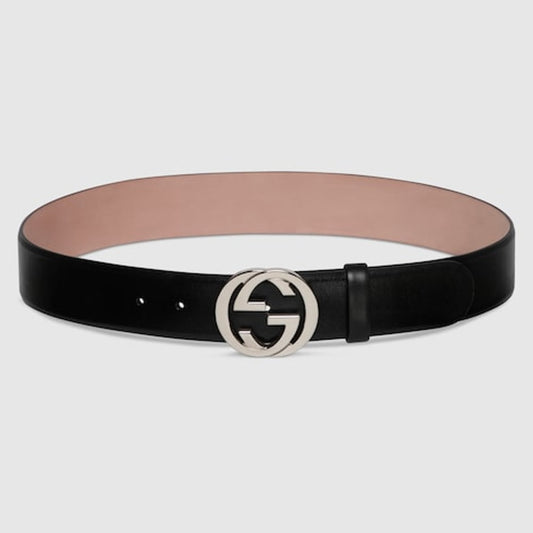Belt with Interlocking G buckle