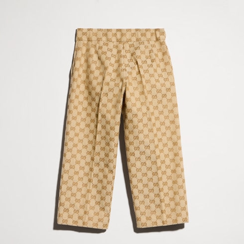 Children's GG canvas pants