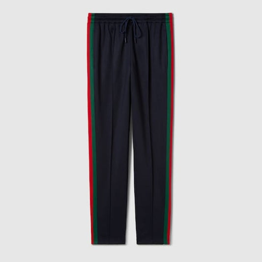Technical jersey sportswear pants with Web