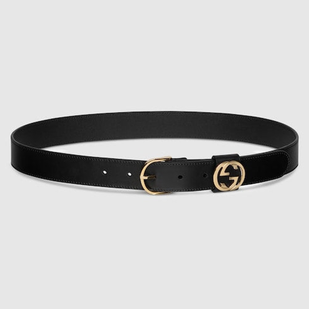 Belt with round buckle