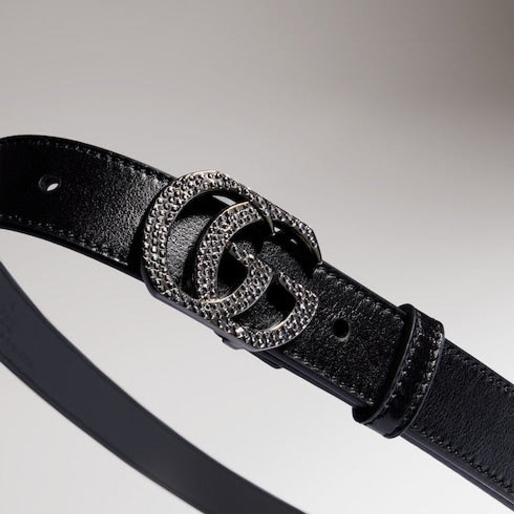 Belt with Double G buckle