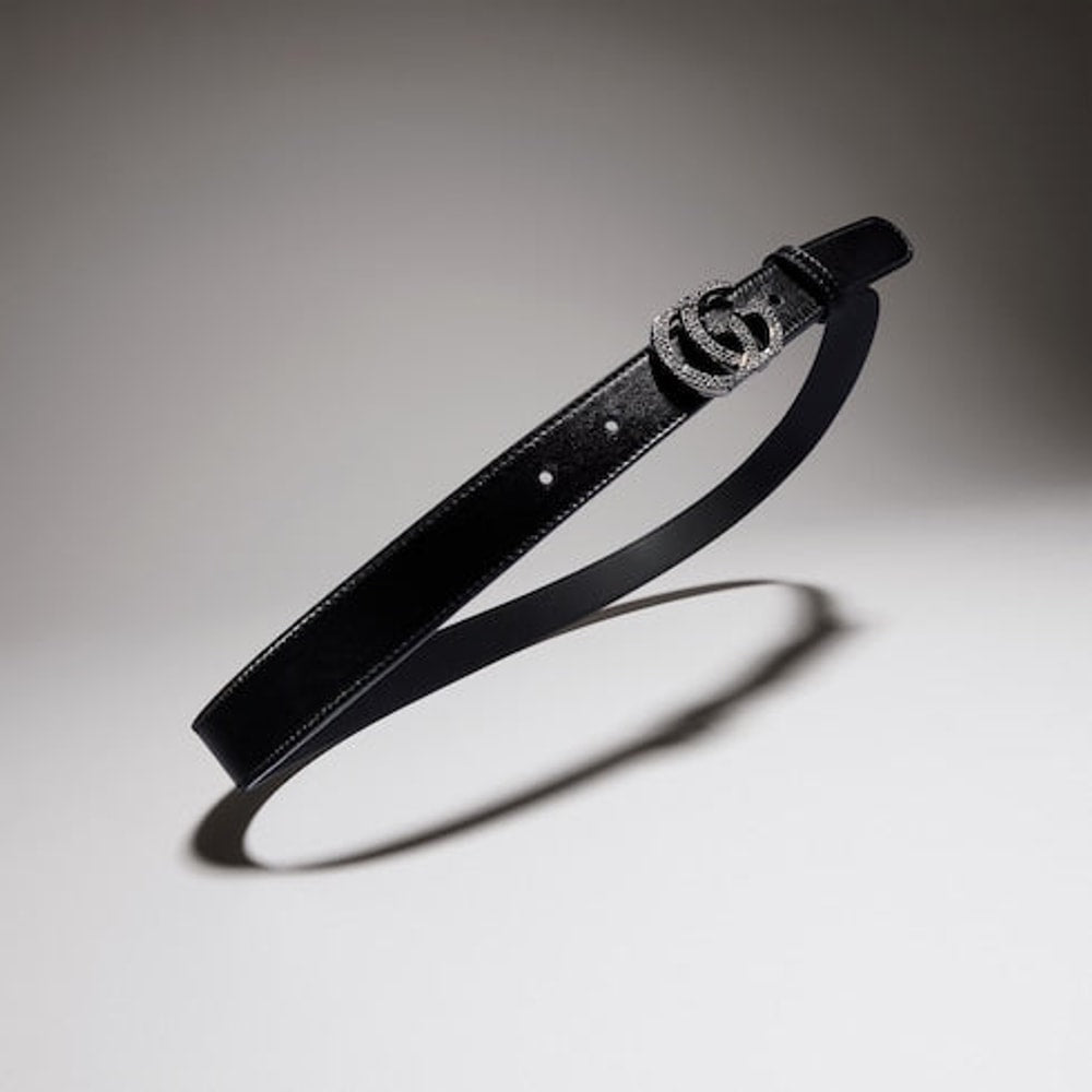 Belt with Double G buckle