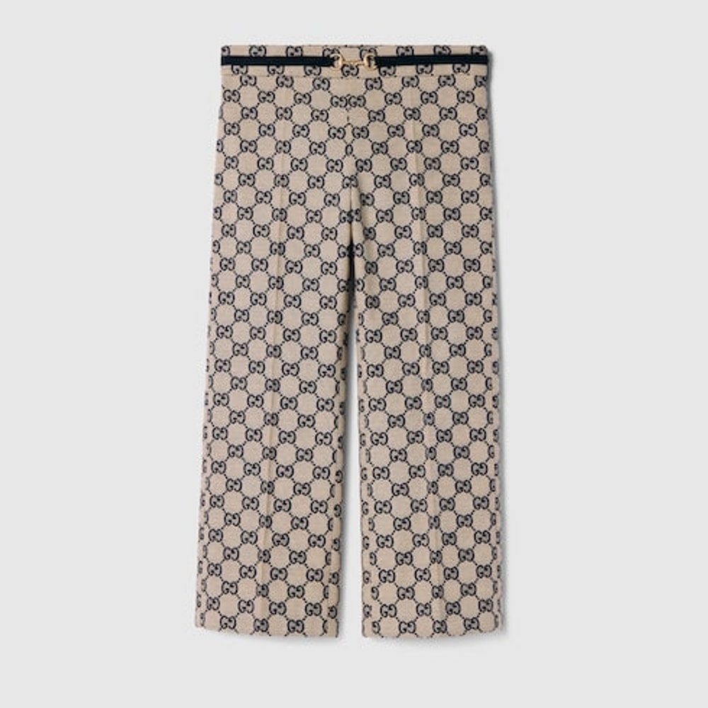 Children's GG canvas pants