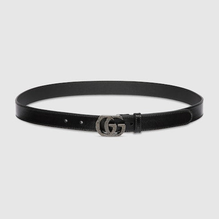 Belt with Double G buckle