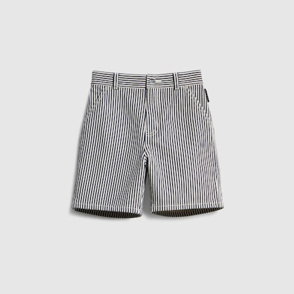Children's striped denim shorts