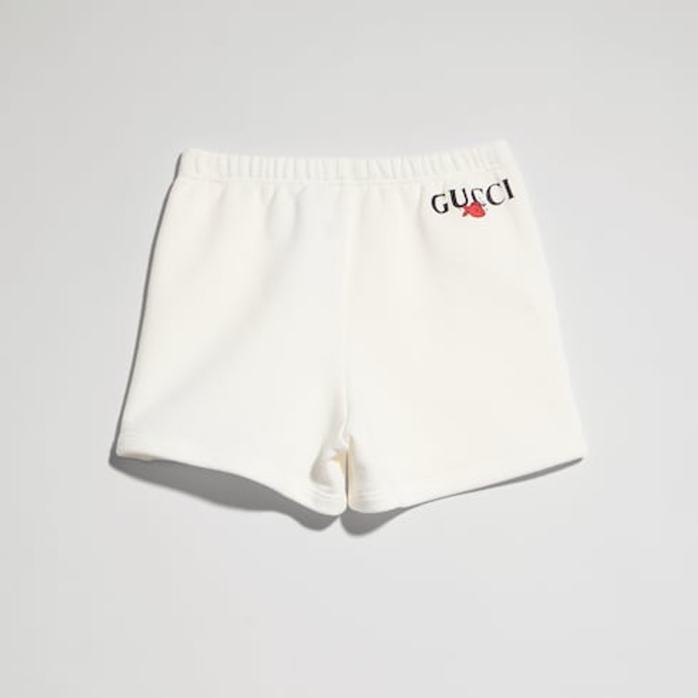 Children's cotton shorts with print