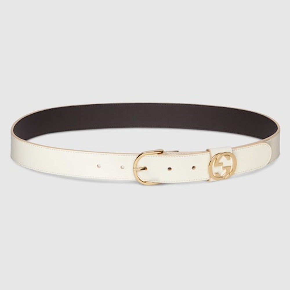 Belt with round buckle