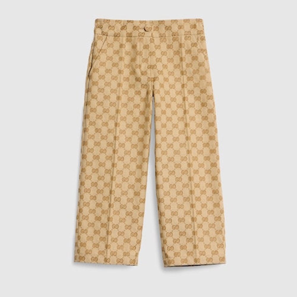 Children's GG canvas pants
