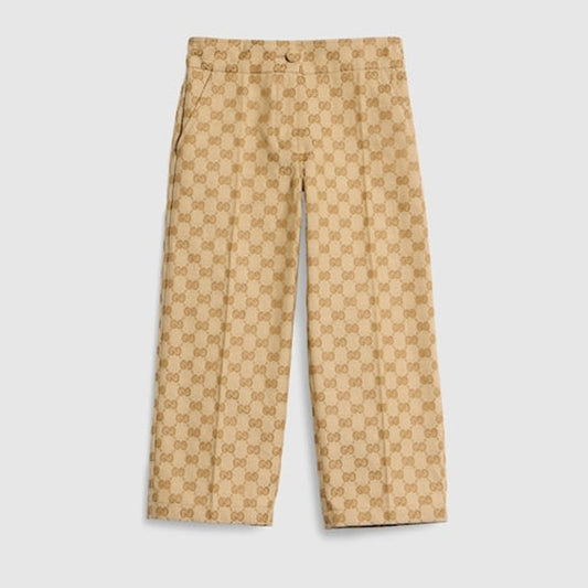 Children's GG canvas pants