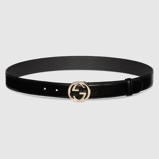 Belt with Interlocking G buckle