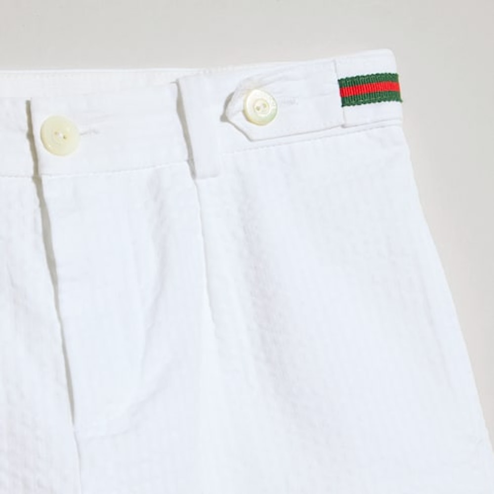 Children's crinkle cotton shorts