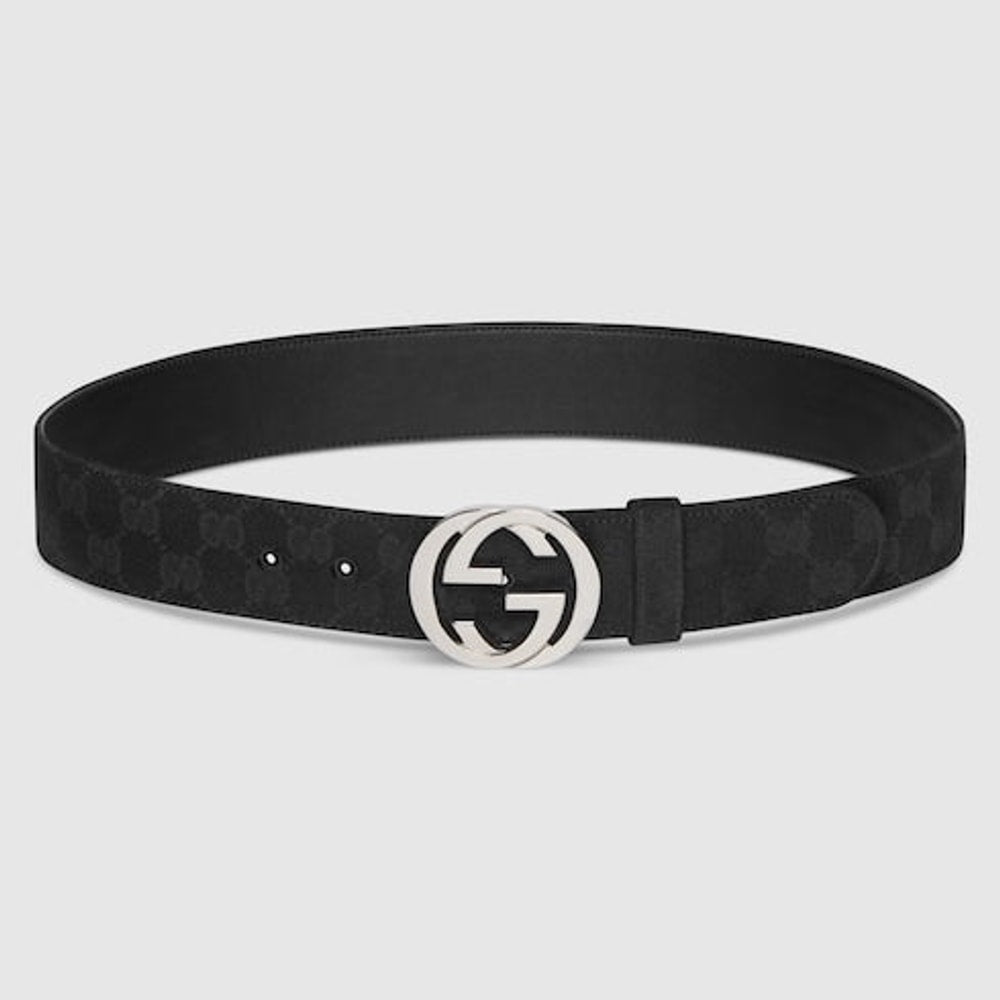 Belt with Interlocking G buckle