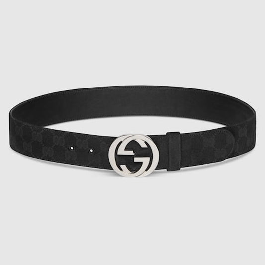 Belt with Interlocking G buckle